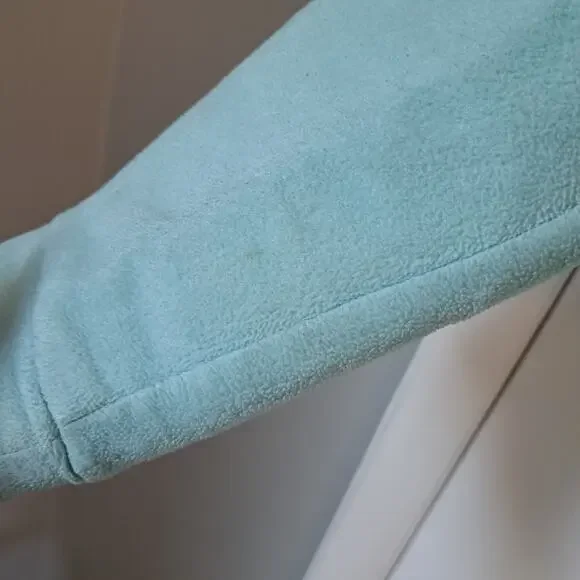 Columbia Full Zip Fleece Jacket Teal  Girl's XL - Picture 8 of 9